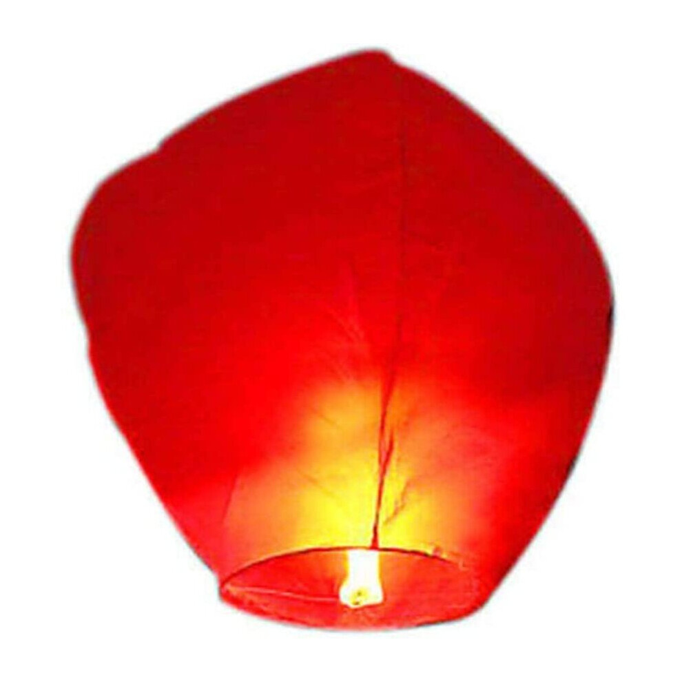 A Liittle Tree (10 Pieces, ) - Eco-Friendly Chinese Sky Lanterns Red