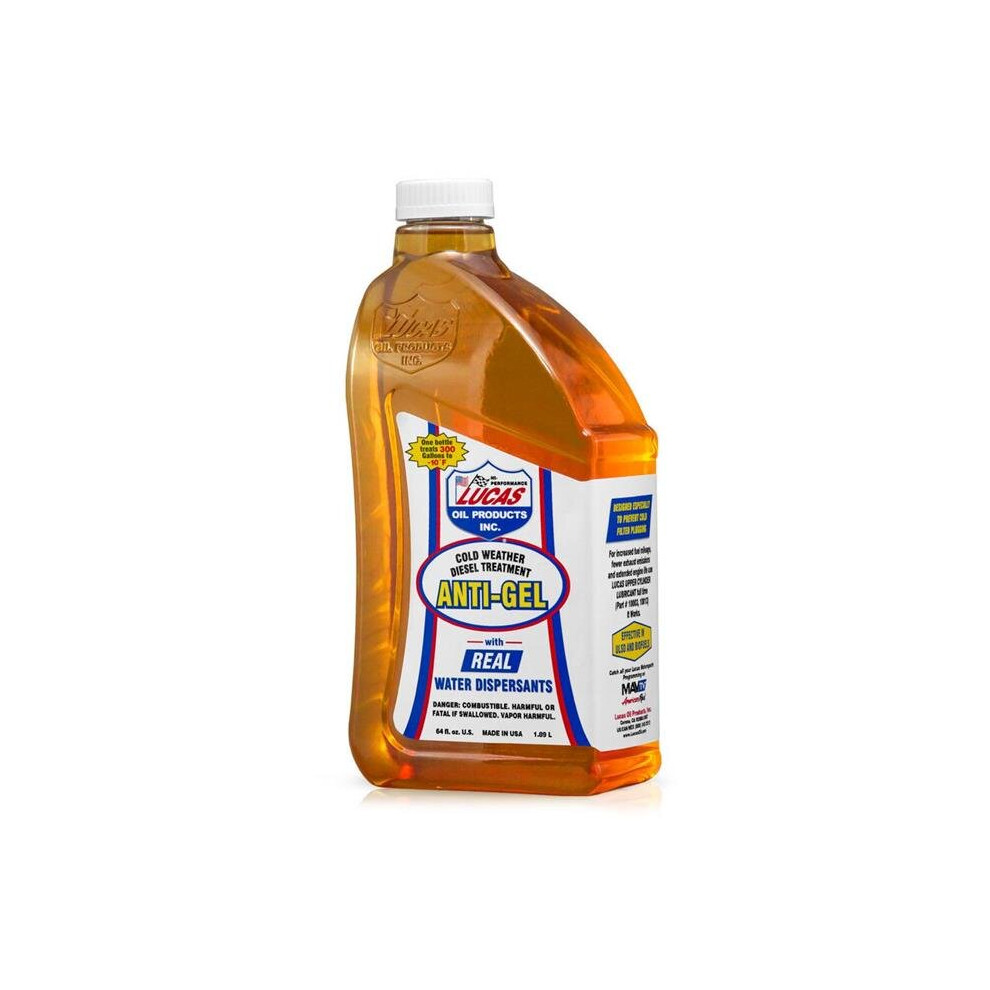 Lucas Oil 10866 Cold Weather Fuel Additive Anti-Gel 0.5 gal Diesel