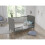 (Grey) Maddox | Cot Bed 140x70cm 3