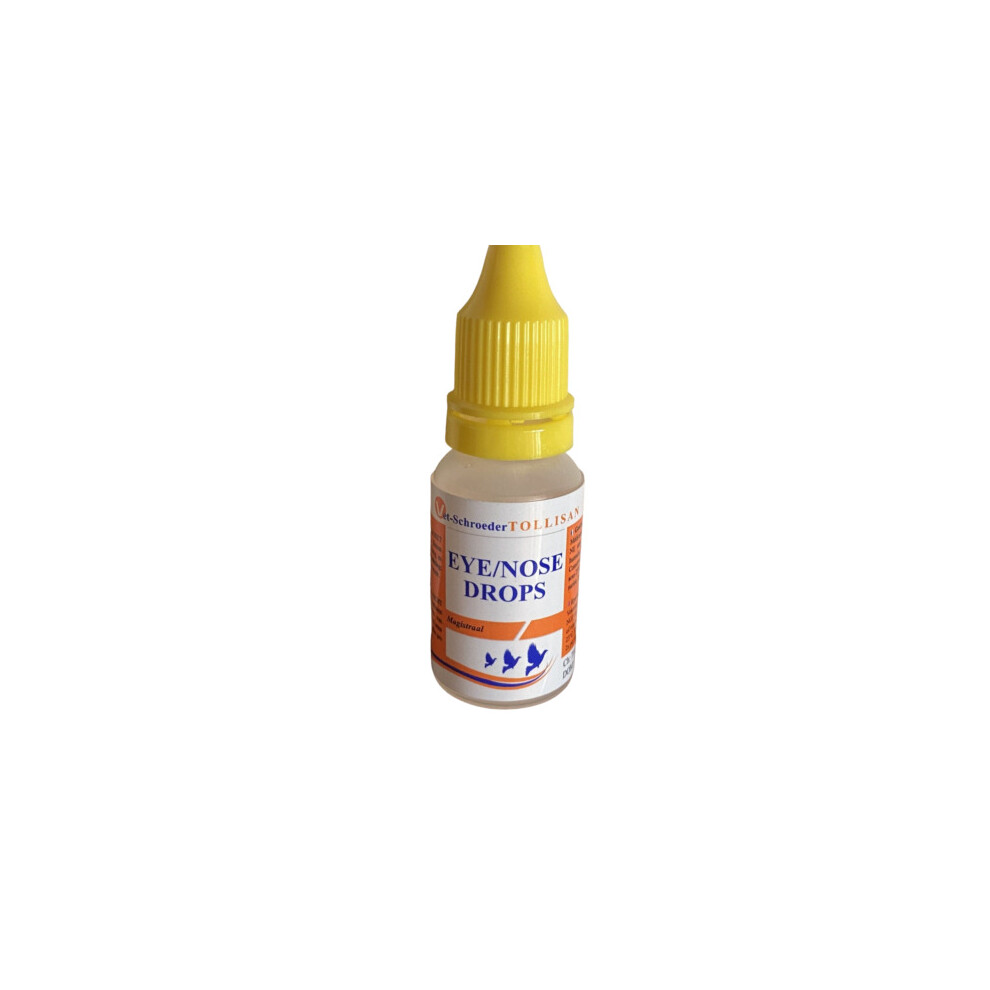 Tolisan Drops 15ml, Hygiene of eyes and nostrils in Racing Pigeons