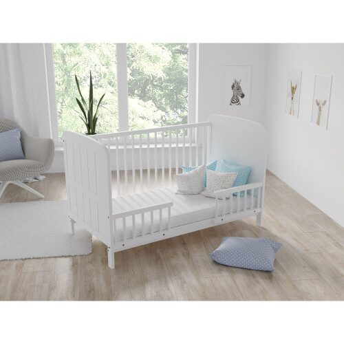 (White) Maddox | Cot Bed 140x70cm 2