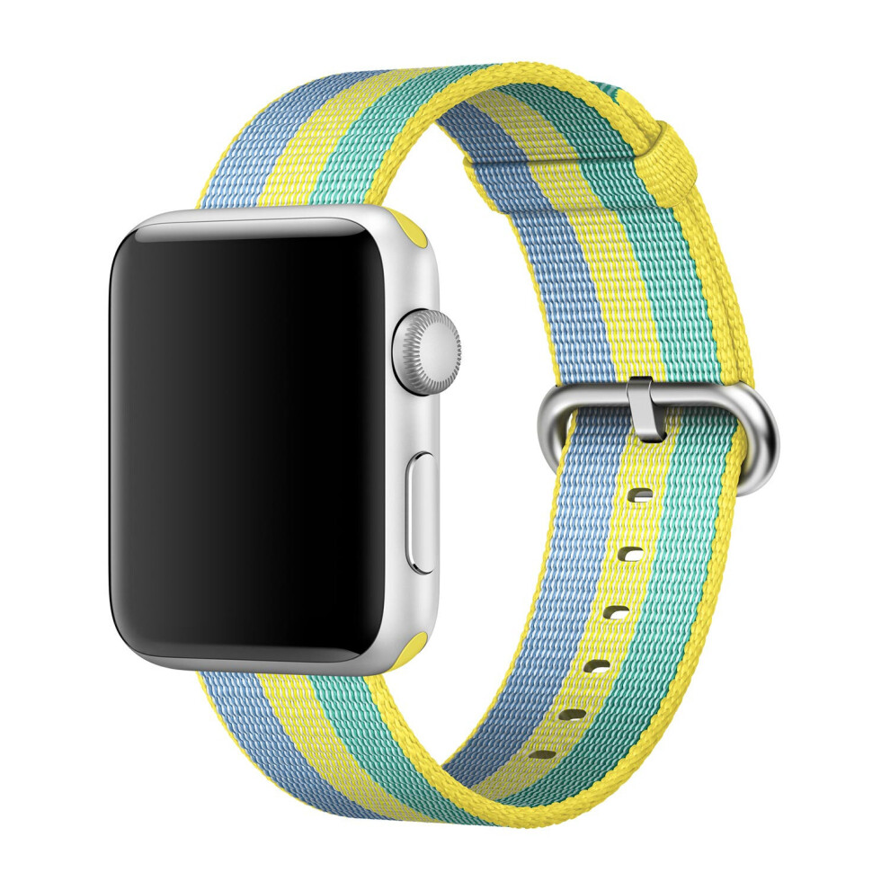 Apple Woven Nylon Watch Strap with Buckle 41mm / 38mm - Pollen Yellow