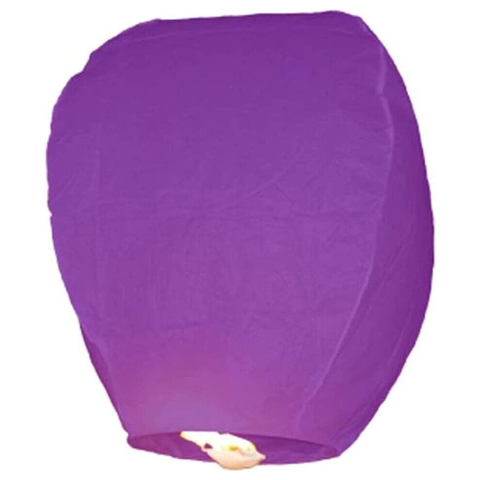 (10 Pieces, Purple) A Liittle Tree- Eco-Friendly Chinese Sky lanterns