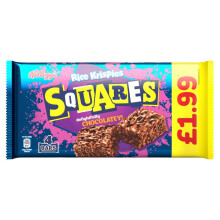 Kellogg Rice Krispies Squares Delightfully Chocolat 4x36g (Pack of 11)