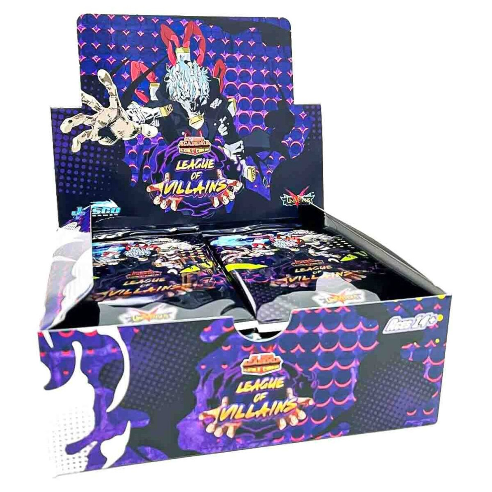 League of Villains Display: My Hero Academia CCG Series 4 Booster Box