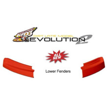 Fivestar 32004-23351-YL MD3 Evolution 2 Dirt Late Model Lower Fender - Yellow Left