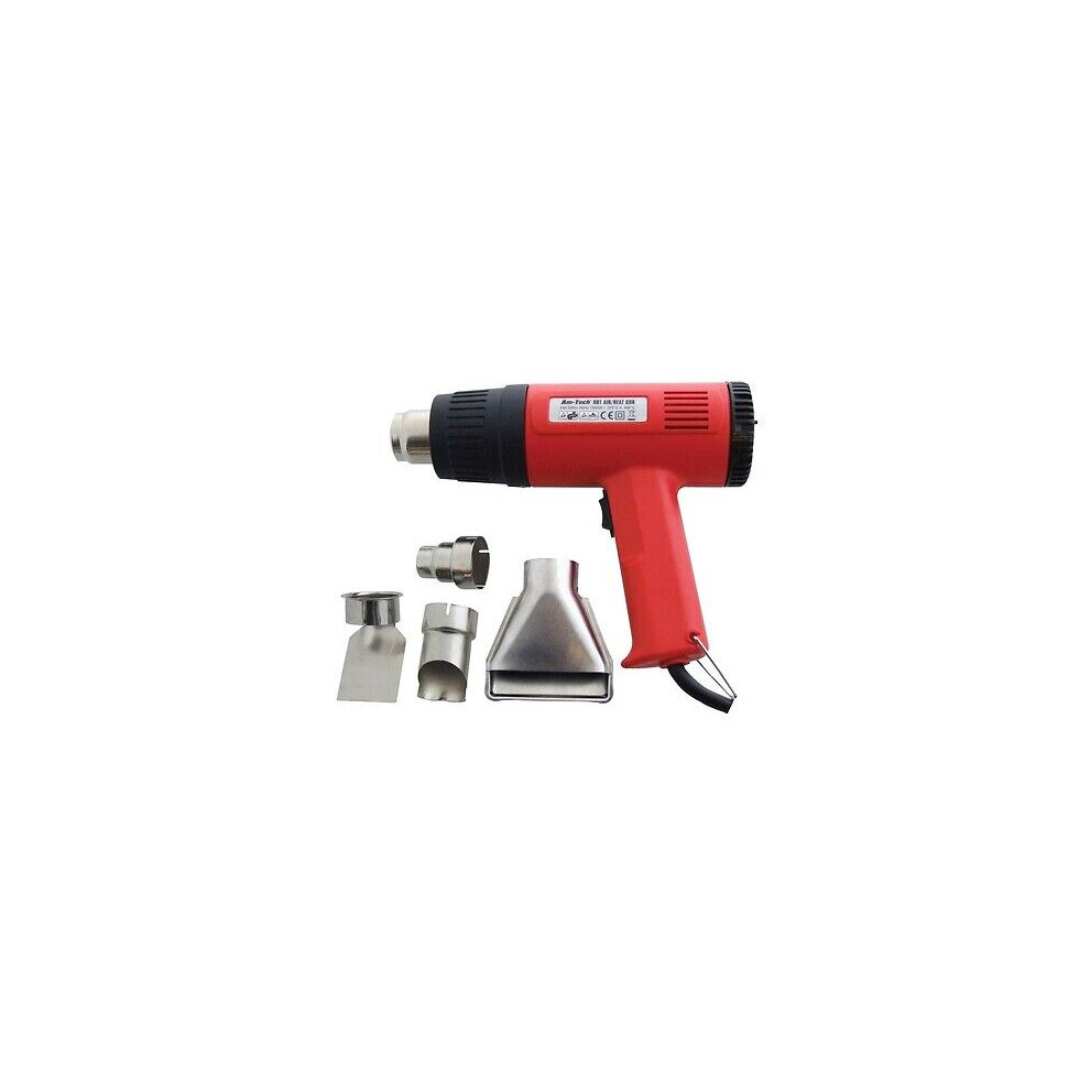 HEAT GUN 2000W HOT AIR PAINT WALLPAPER STRIPPER CT3098 REMOVER & 4 NOZZLES