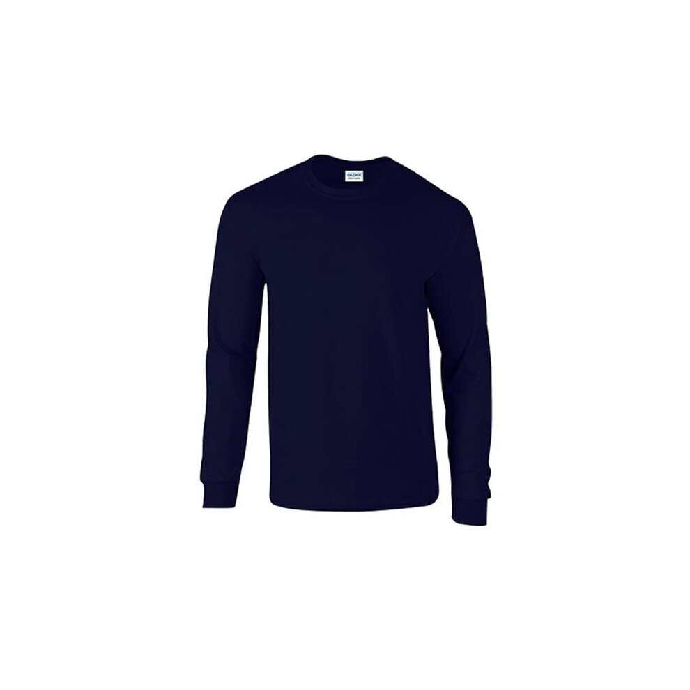 Gildan 2316764 Mens Irregular Mill Graded Long Sleeve T-Shirt, Navy - 3X - Case of 12 - 12 Per Pack