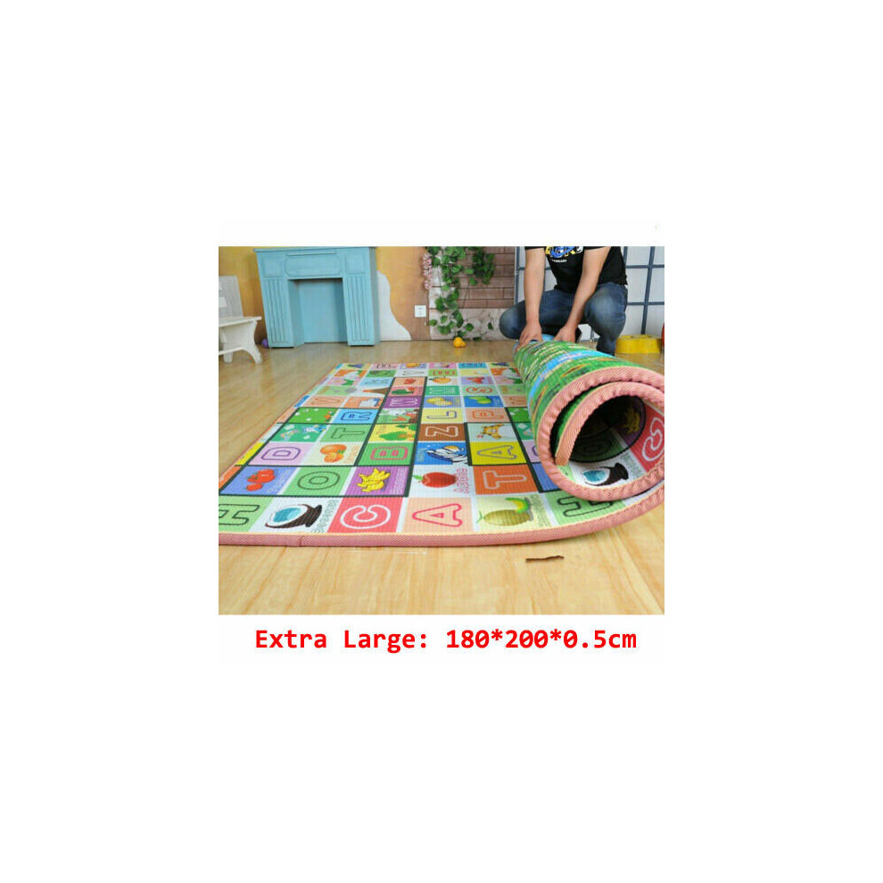 Xylfly Side Early Learning Puzzle Play Mat Soft Foam Crawling Carpet