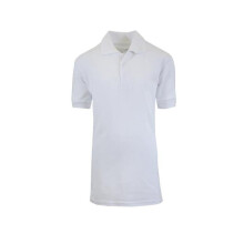 DDI 2290343 A+ School Uniform Polo Shirt - White XL Case of 36