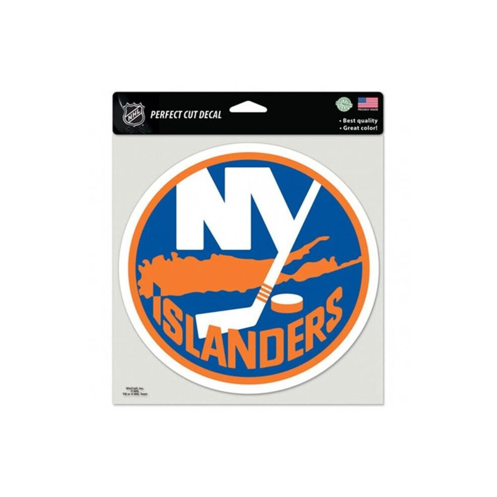 New York Islanders Decal 8X8 Perfect Cut Color Special Order 032085902078