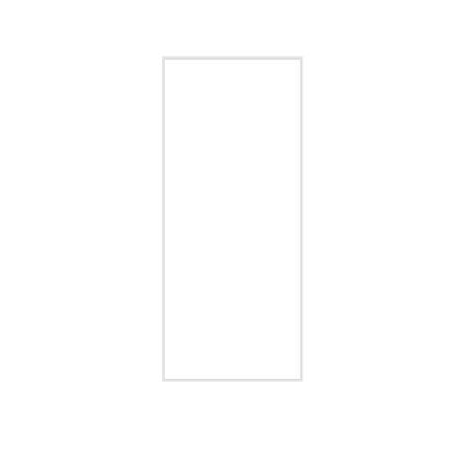 Living And Home (Silvery White) Modern Slim Frame Full Length Wall Mirror 1