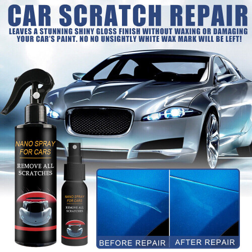 Nano Magic Car Scratch Remover Spray Cloth Sponge Scratch Eraser