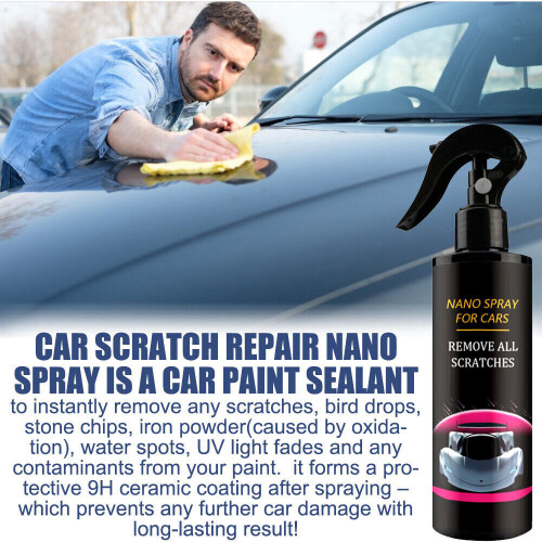 Nano Magic Car Scratch Remover Spray Cloth Sponge Scratch Eraser 1