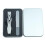 (Silver) Fingernail Clippers Sharp Wide Teeth Nail Cutter With Nail File For Thick Nails 1