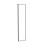 Living And Home (Black) Modern Slim Frame Full Length Wall Mirror 4