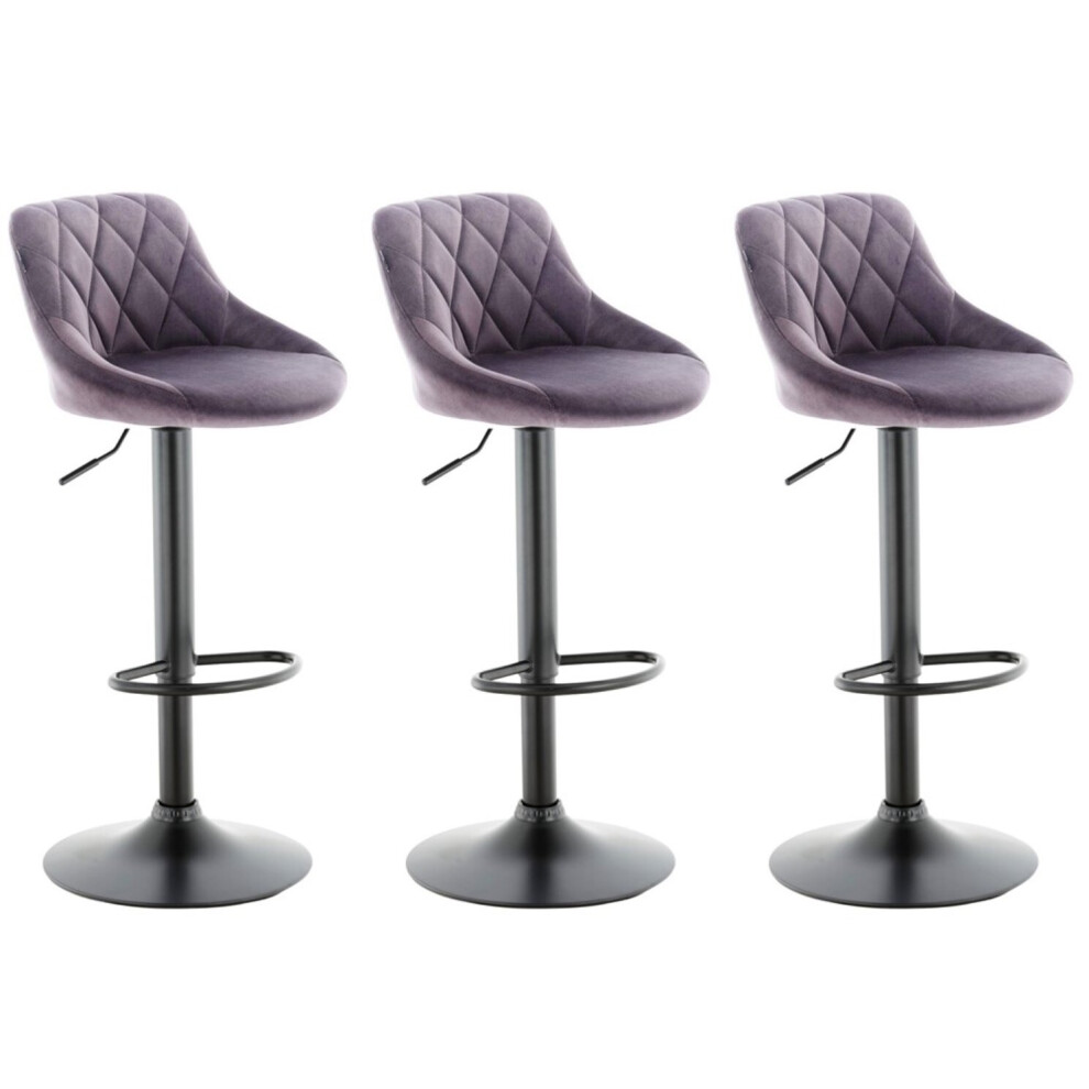 Velvet bar stools on sale set of 3