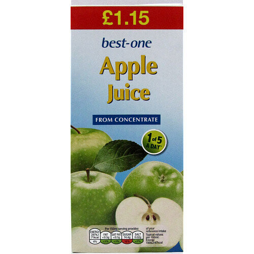 Bestone Apple Juice 1Ltr (Pack of 12) 1