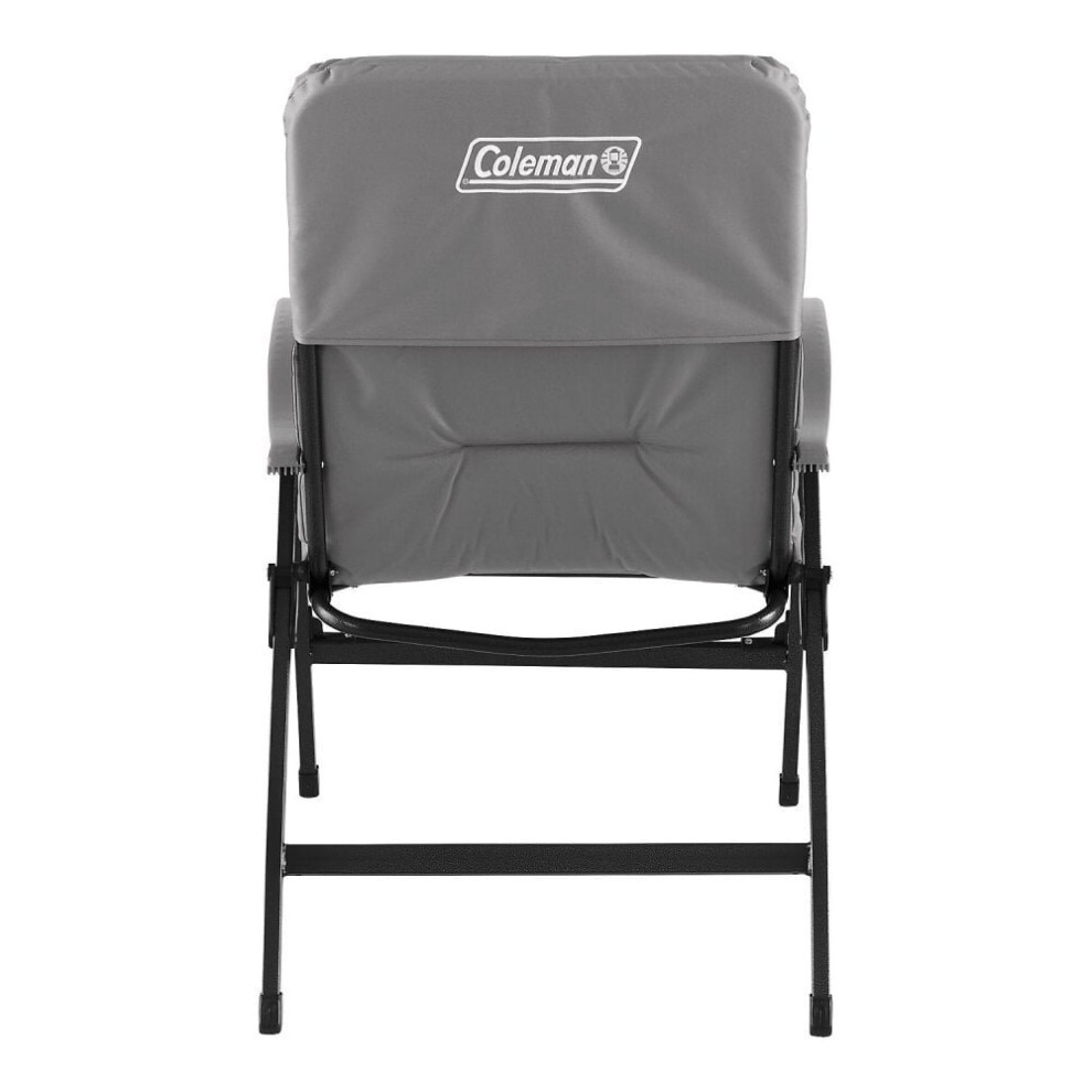 Coleman 8 Position Padded Recliner Chair - Grey