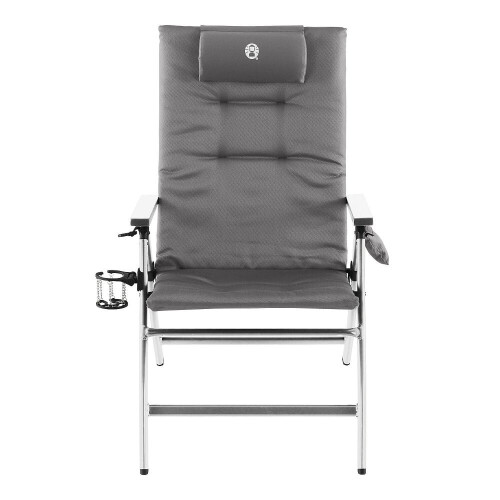 Coleman Coleman 5 Position Padded Recliner Chair - Grey 1