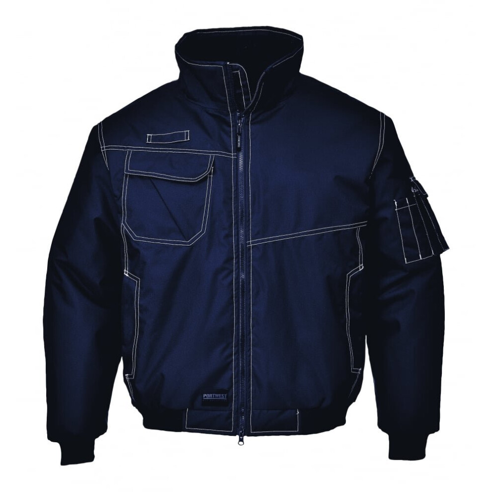 Portwest Steel Jacket Colour: Navy Blue, Size: 3XL