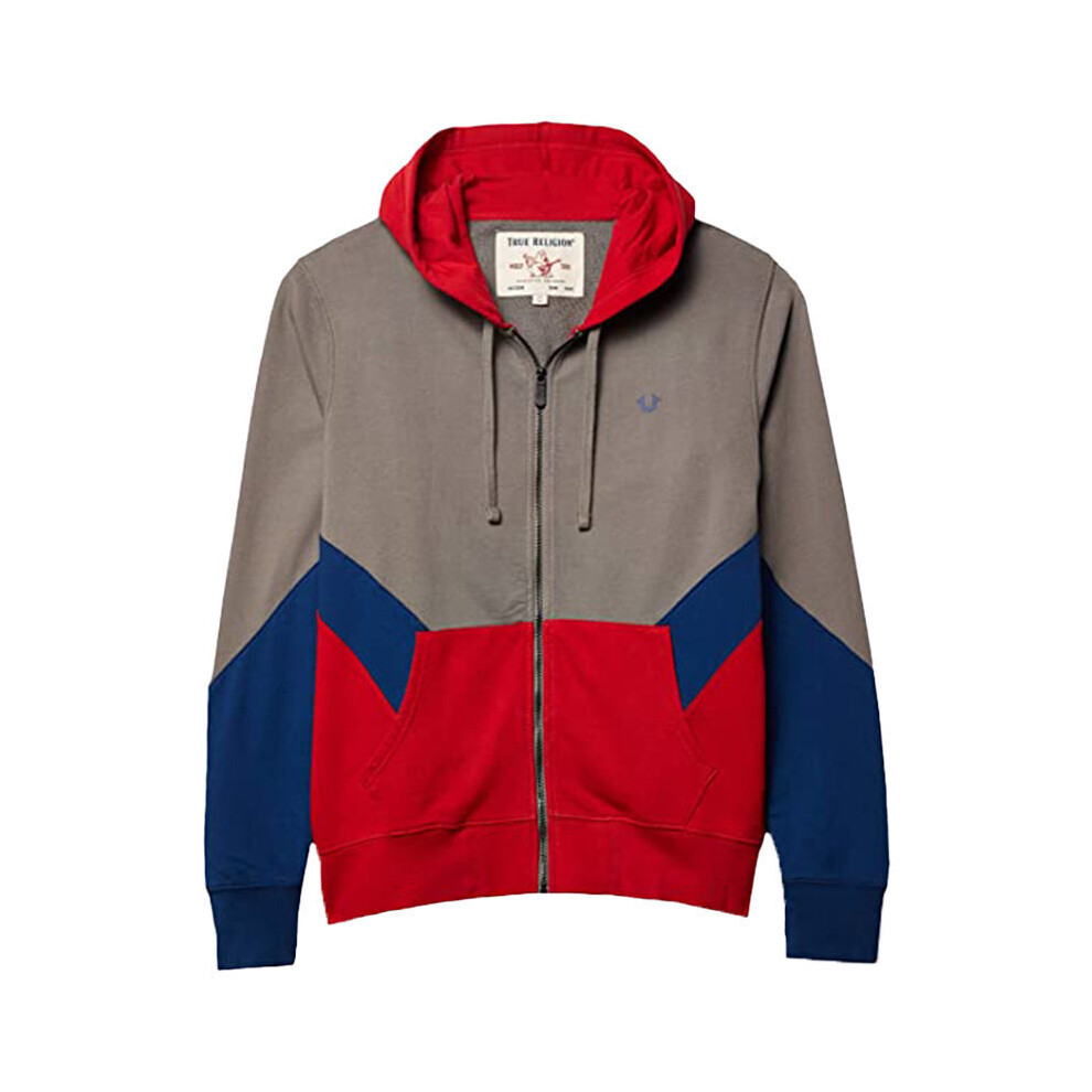 (S, Hoodie) True Religion Mens Casual Hoodie Sweat Fleece Jogger 
