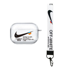 (Transparent, For Apple Airpods Pro) Off White Nike Airpods Case For Apple AirPods1/2 Pro/3 Exercise Cover Fitness
