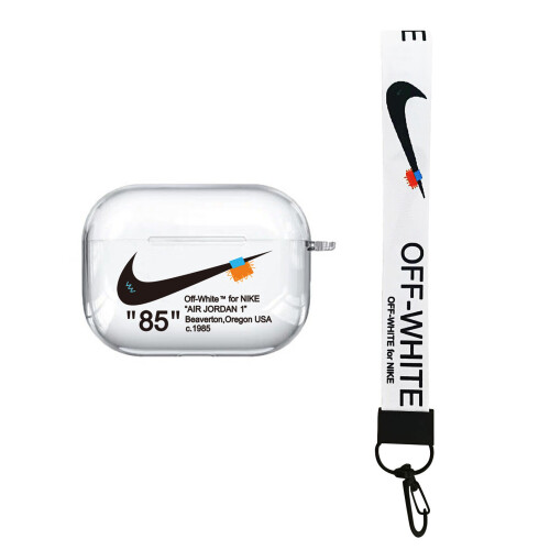 Transparent, For Apple AirPods 3) Off White Nike Airpods Case For
