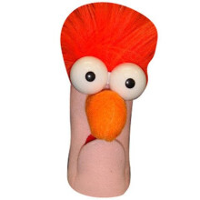 The Muppets Beaker Celebrity Face Mask Fancy Dress Cardboard Costume Mask
