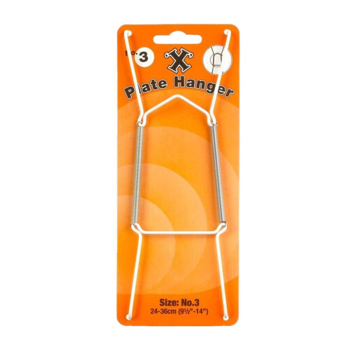 X Hooks No 3 Wall Plate Hanger Large 24-36cm