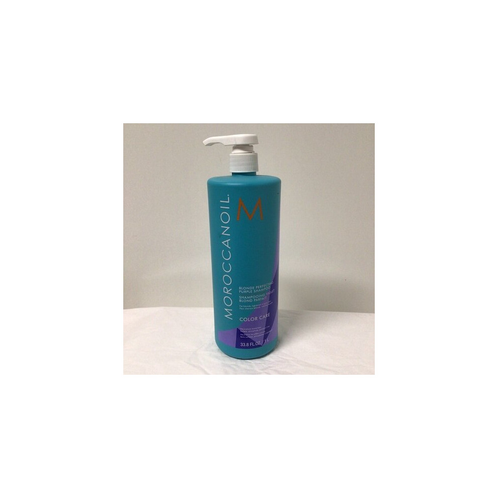 Moroccanoil Blonde Perfecting Shampoo 1Liter Purple