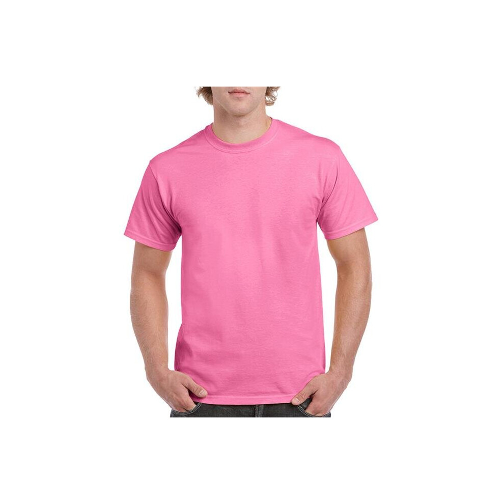 DDI 2337509 Gildan Heavy Cotton Men's T-Shirt - Azalea  Medium Case of 12