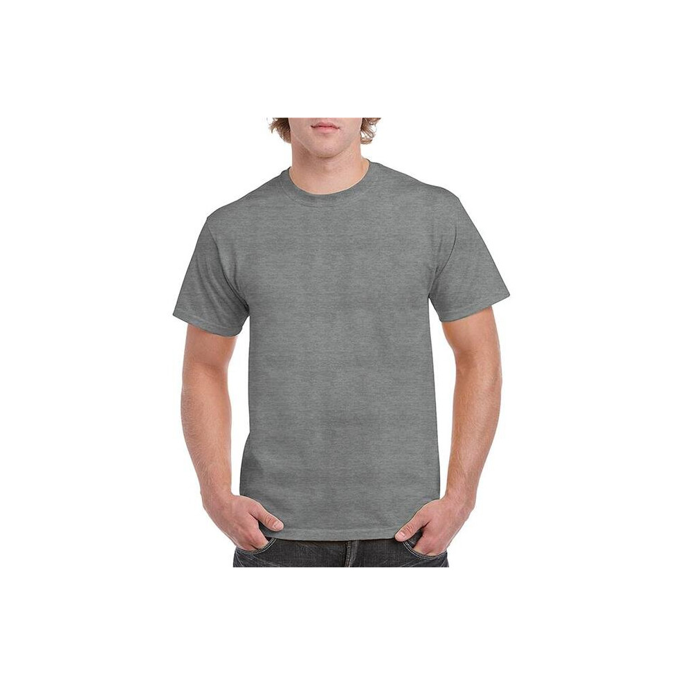 DDI 2337540 Gildan Heavy Cotton Men's T-Shirt - Graphite Heather  Small Case of 12