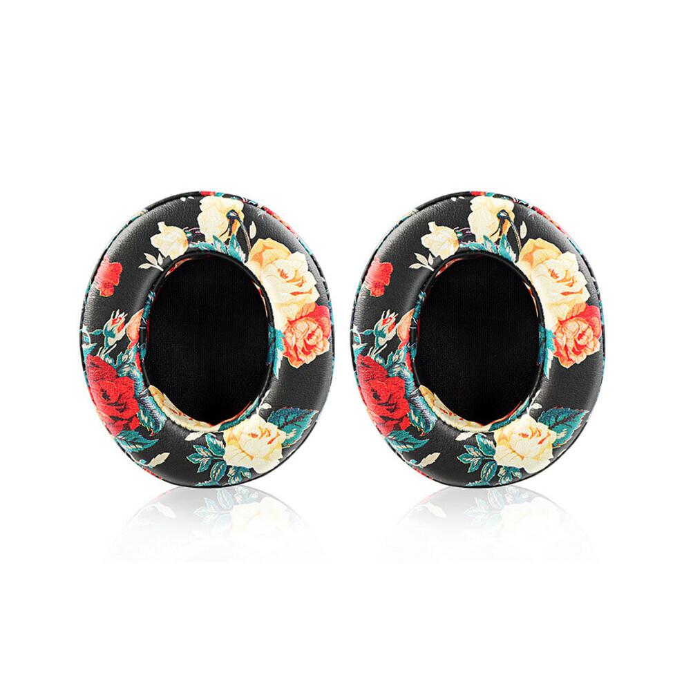 ( Flower) 1 Pair Replacement Earpads Cushion Compatible With Beats Studio 2.0/ Studio 3.0 Wireless Headphone Black 184456866844