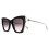 Alexander McQueen Alexander McQueen Sunglasses AM0375S 001 Black Silver  Grey Gradient 2