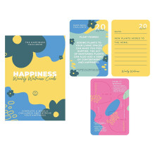 Weekly Wellness Happiness Affirmation Cards Positive Health Wellbeing Gift Idea