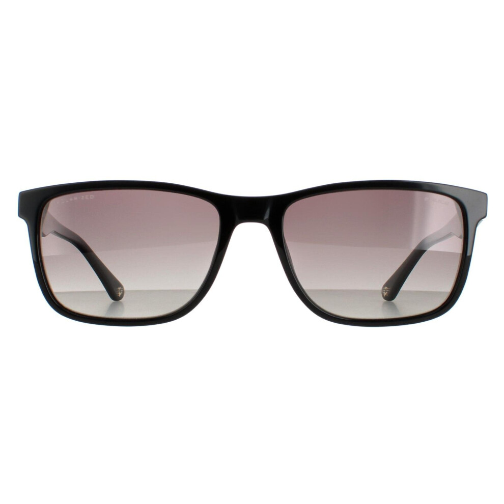 Police Sunglasses SPLB40N Arcade2 700P Shiny Black  Smoke Gradient Polarised