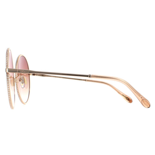 Chopard Chopard Sunglasses SCHF11V 08FC Shiny Copper Gold Brown Gradient 2