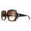 Alexander McQueen Alexander McQueen Sunglasses AM0378S 002 Tortoise Brown Gradient 2