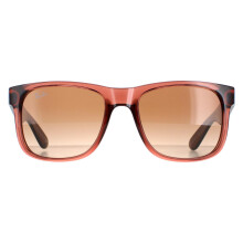 Ray-Ban Sunglasses Justin 4165 659413 Transparent Light Brown Brown Gradient