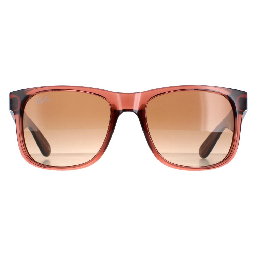 Ray-Ban Sunglasses Justin 4165 659413 Transparent Light Gradient Brown