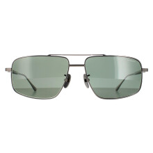 Chopard Sunglasses SCHF21M 568P Total Shiny Gunmetal  Grey Green Polarised