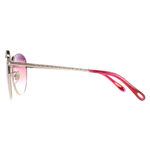 Chopard Chopard Sunglasses SCHF75S 0A39 Shiny Red Gold  Pink Gradient 2