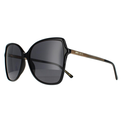 Jimmy Choo Jimmy Choo Sunglasses FEDE/S 807 IR Black Grey Blue 1