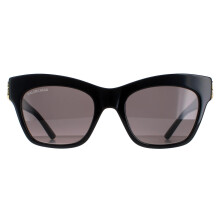 Balenciaga - BB0132S 001 Grau & Schwarz Sonnenbrille