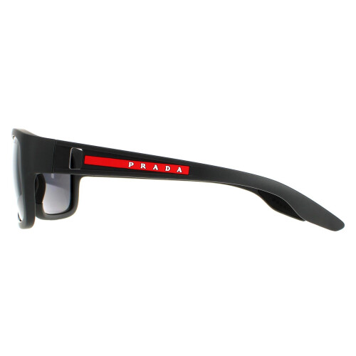 Prada Prada Sport Sunglasses PS01WS UFK07H Grey Rubber Grey Silver Mirror Polarized 2