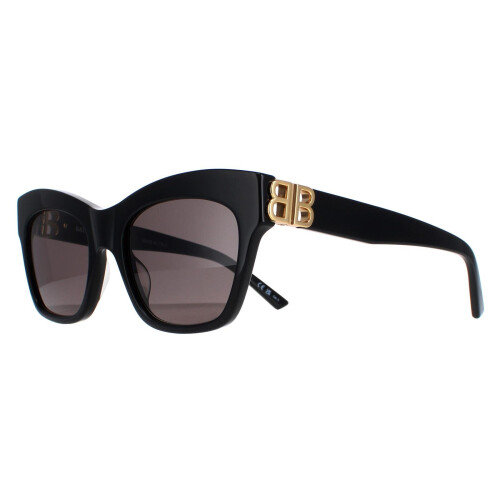Balenciaga Balenciaga - BB0132S 001 Grau & Schwarz Sonnenbrille 1