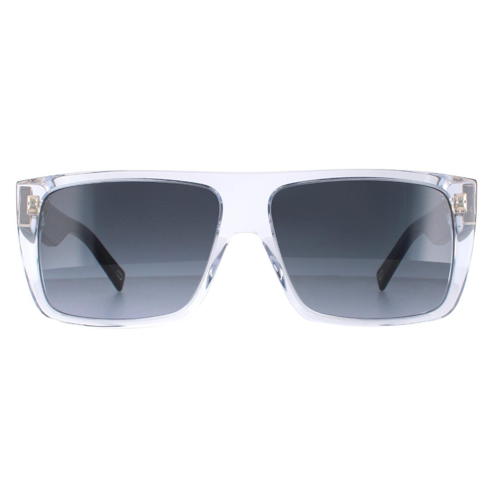 Marc Jacobs Sunglasses 096/S Mng/9O Crystal Black Dark Grey Gradient Black,Grey