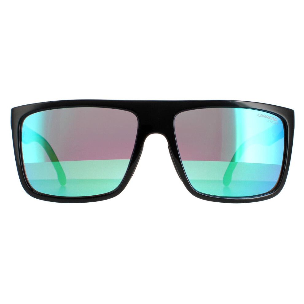Carrera Sunglasses 8055/S 7Zj Z9 Black Green Green Multilayer Mirror Green,Black