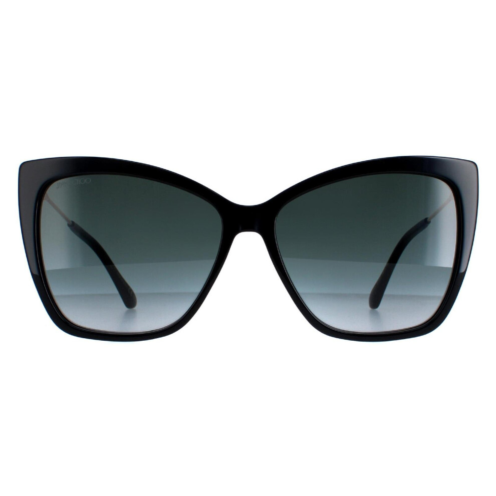 Jimmy Choo Sunglasses Seba/S 807/9O Black Grey Gradient Black,Grey